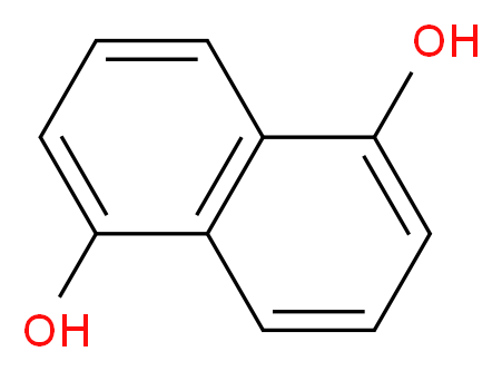 1,5-dihydroxy Naphthalene_分子结构_CAS_83-56-7)