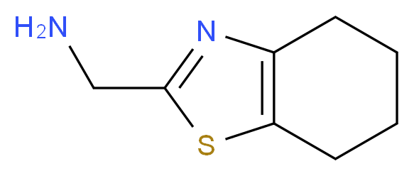 (4,5,6,7-tetrahydro-1,3-benzothiazol-2-ylmethyl)amine_分子结构_CAS_651706-15-9)