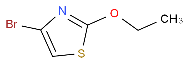 4-Bromo-2-ethoxy-1,3-thiazole_分子结构_CAS_240816-34-6)