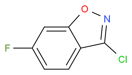 3-chloro-6-fluoro-1,2-benzoxazole_分子结构_CAS_374554-89-9