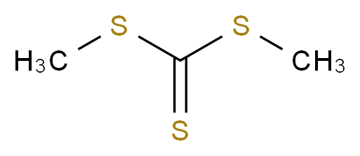 bis(methylsulfanyl)methanethione_分子结构_CAS_2314-48-9