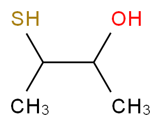 2-巯基-3-丁醇_分子结构_CAS_37887-04-0)