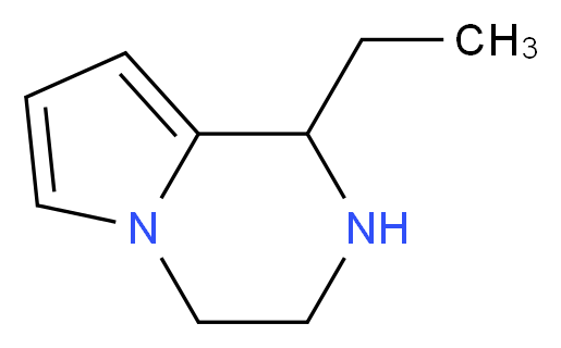 1-ethyl-1H,2H,3H,4H-pyrrolo[1,2-a]pyrazine_分子结构_CAS_118959-62-9