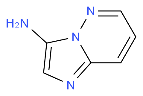 imidazo[1,2-b]pyridazin-3-amine_分子结构_CAS_166176-46-1