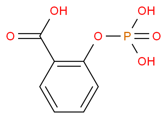 2-羧基苯基 磷酸酯_分子结构_CAS_6064-83-1)