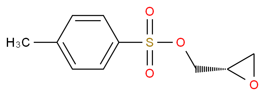 (2S)-(+)-缩水甘油对甲苯磺酸酯_分子结构_CAS_70987-78-9)