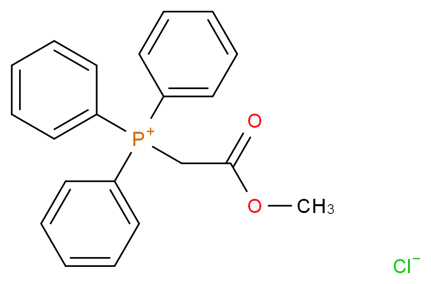 CARBOMETHOXYMETHYLTRIPHENYLPHOSPHONIUM CHLORIDE_分子结构_CAS_2181-97-7)