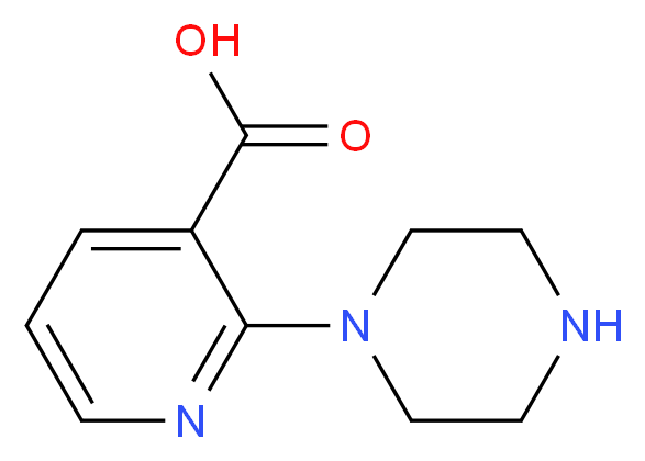 2-Piperazin-1-ylnicotinic acid_分子结构_CAS_374063-94-2)