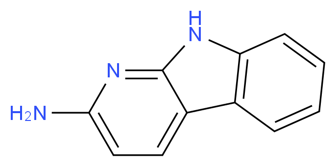 2-AMINO-9H-PYRIDO [2,3-b] INDOLE_分子结构_CAS_26148-68-5)