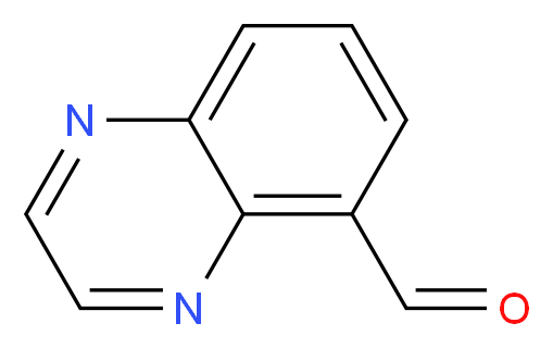 Quinoxaline-5-carbaldehyde_分子结构_CAS_141234-08-4)