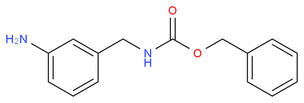 (3-Amino-benzyl)-carbamic acid benzyl ester_分子结构_CAS_374554-26-4)