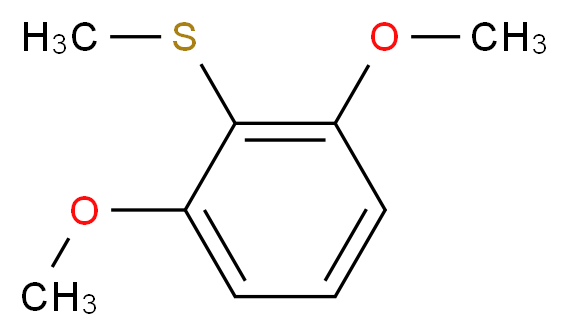 1,3-dimethoxy-2-(methylsulfanyl)benzene_分子结构_CAS_33617-67-3