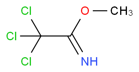 methyl 2,2,2-trichloroethanecarboximidate_分子结构_CAS_2533-69-9