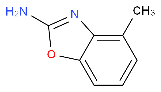4-methyl-1,3-benzoxazol-2-amine_分子结构_CAS_947504-99-6