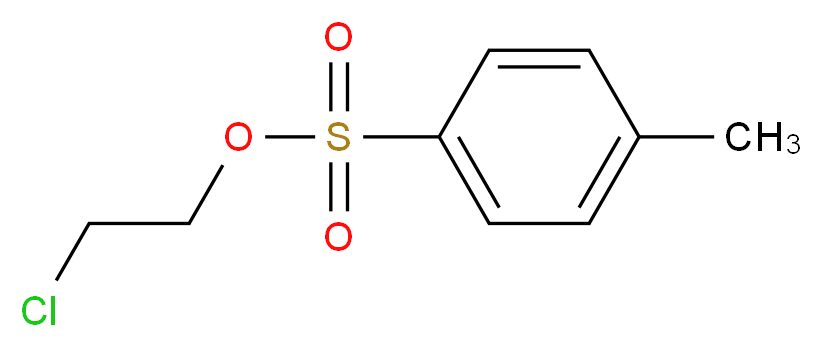 &beta;-CHLOROETHYL-p-TOLUENE SULFONATE_分子结构_CAS_80-41-1)
