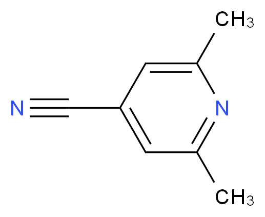 2,6-Dimethylisonicotinonitrile_分子结构_CAS_39965-81-6)