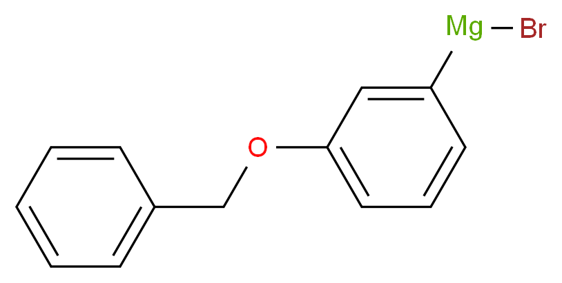 3-苄氧基苯基溴化镁 溶液_分子结构_CAS_36281-96-6)