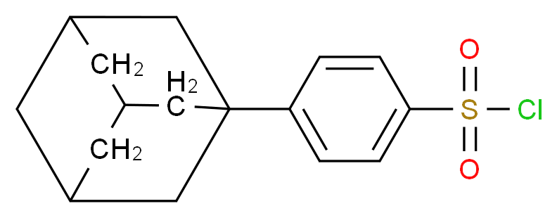 4-(1-Adamantyl)benzenesulfonyl chloride_分子结构_CAS_)