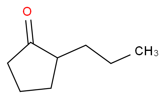 2-propylcyclopentan-1-one_分子结构_CAS_1193-70-0