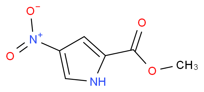 Methyl 4-nitro-1H-pyrrole-2-carboxylate_分子结构_CAS_13138-74-4)