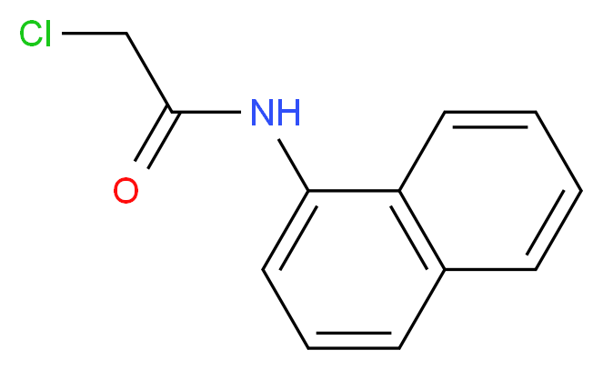 2-Chloro-N-1-naphthylacetamide_分子结构_CAS_832-89-3)