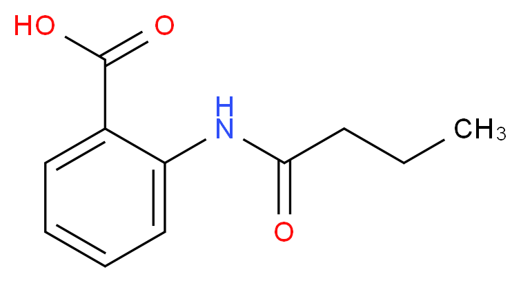 2-butanamidobenzoic acid_分子结构_CAS_6328-94-5