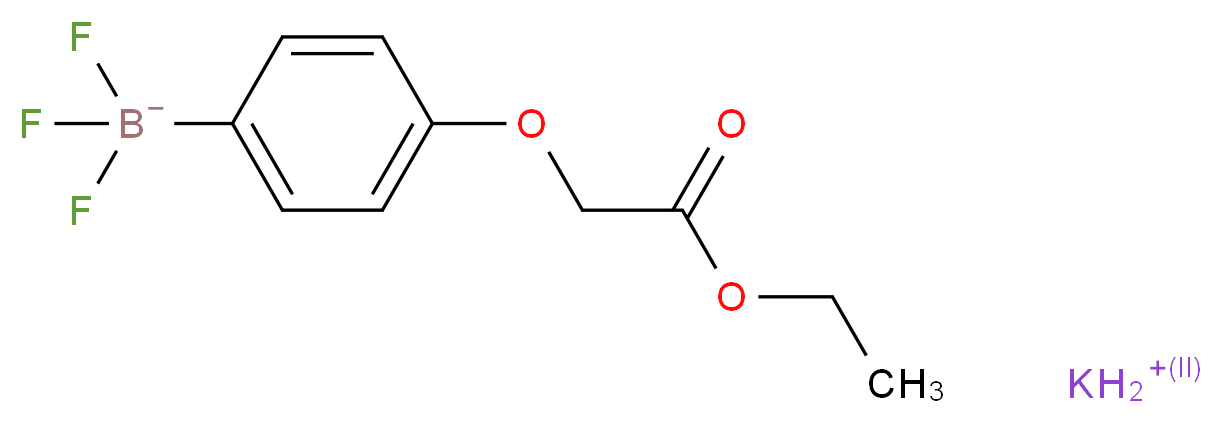 Potassium (4-{[(ethoxycarbonyl)methyl]oxy}phenyl)trifluoroborate_分子结构_CAS_1150654-57-1)