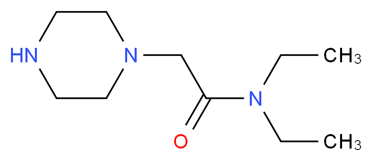 N,N-diethyl-2-piperazin-1-ylacetamide_分子结构_CAS_40004-14-6)