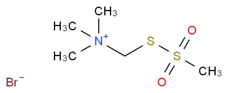[1-(Trimethylammonium)methyl] Methanethiosulfonate Bromide _分子结构_CAS_386229-81-8)