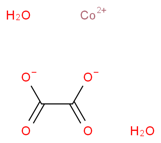 草酸钴(II), Puratronic&reg;_分子结构_CAS_5965-38-8)