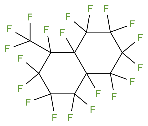 1,1,2,2,3,3,4,4,4a,5,5,6,6,7,7,8,8a-heptadecafluoro-8-(trifluoromethyl)-decahydronaphthalene_分子结构_CAS_51294-16-7