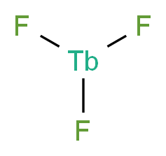 氟化铽(III)_分子结构_CAS_13708-63-9)