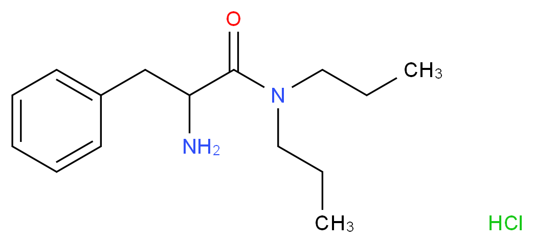 2-Amino-3-phenyl-N,N-dipropylpropanamide hydrochloride_分子结构_CAS_)