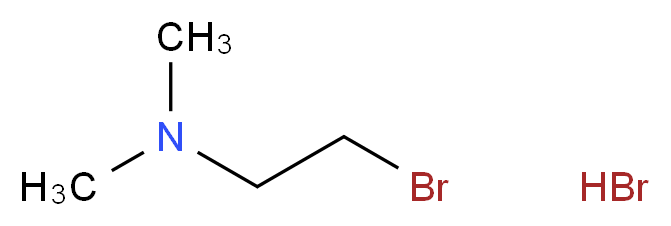 (2-bromoethyl)dimethylamine hydrobromide_分子结构_CAS_2862-39-7