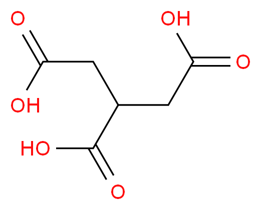 丙三羧酸_分子结构_CAS_99-14-9)