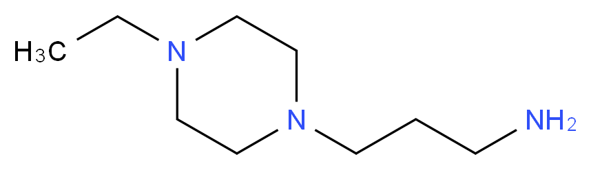 3-(4-Ethyl-piperazin-1-yl)-propylamine_分子结构_CAS_4524-96-3)