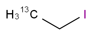 碘乙烷-2-13C_分子结构_CAS_54073-41-5)