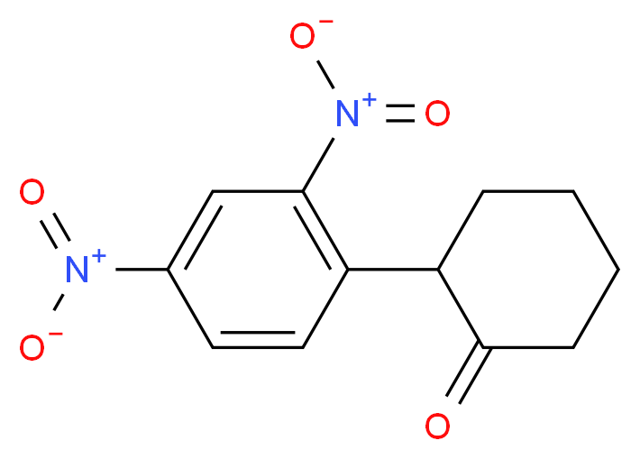 2-(2,4-Dinitrophenyl)cyclohexanone_分子结构_CAS_21442-55-7)