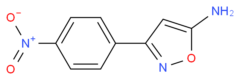 3-(4-nitrophenyl)-1,2-oxazol-5-amine_分子结构_CAS_119162-48-0