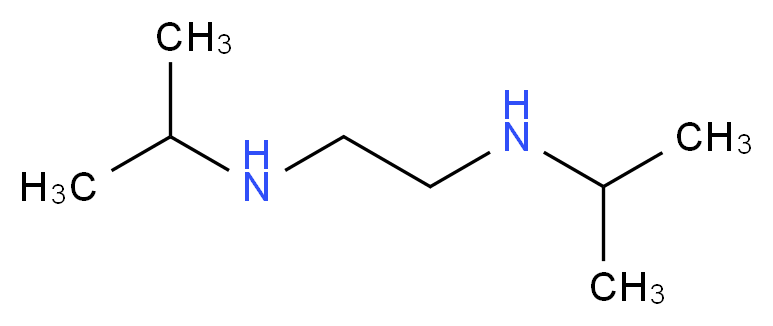 N,N′-二异丙基乙二胺_分子结构_CAS_4013-94-9)