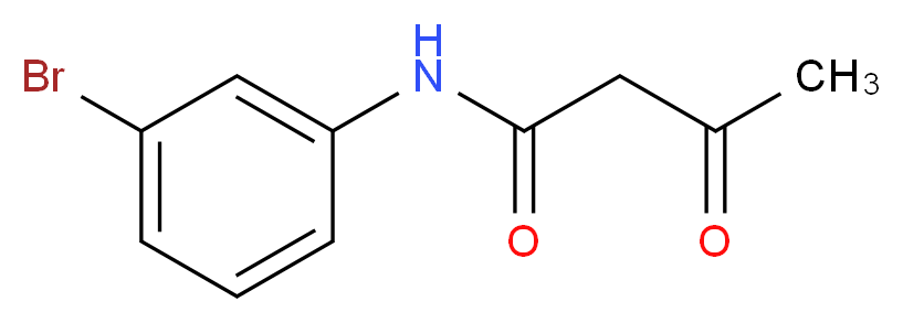 N-(3-bromophenyl)-3-oxobutanamide_分子结构_CAS_61579-06-4)