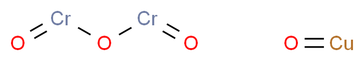 oxo[(oxochromio)oxy]chromium; oxocopper_分子结构_CAS_12053-18-8