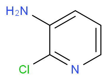 3-Amino-2-chloropyridine_分子结构_CAS_6298-19-7)