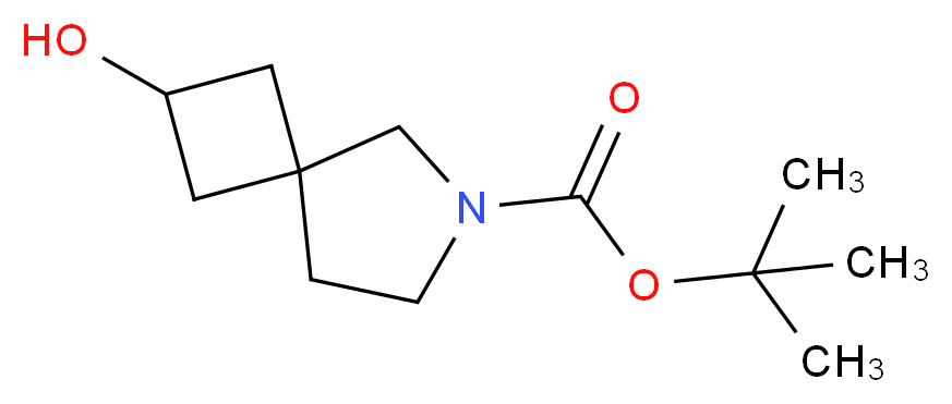 tert-Butyl 2-hydroxy-6-azaspiro[3.4]octane-6-carboxylate_分子结构_CAS_1239319-91-5)