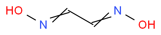 N-[2-(hydroxyimino)ethylidene]hydroxylamine_分子结构_CAS_557-30-2