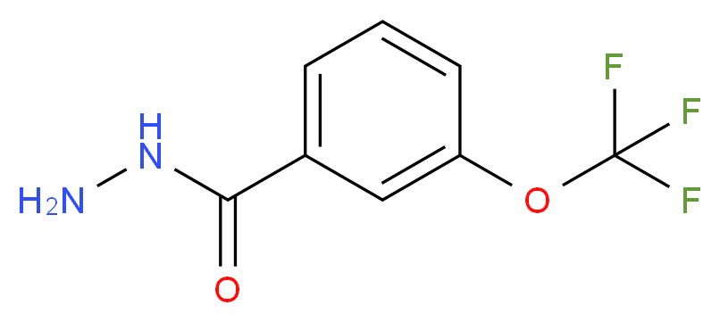 3-(Trifluoromethoxy)benzoic acid hydrazide_分子结构_CAS_)