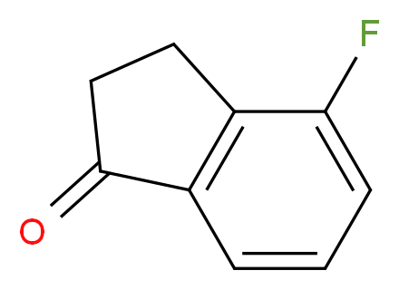 4-fluoro-2,3-dihydro-1H-inden-1-one_分子结构_CAS_)