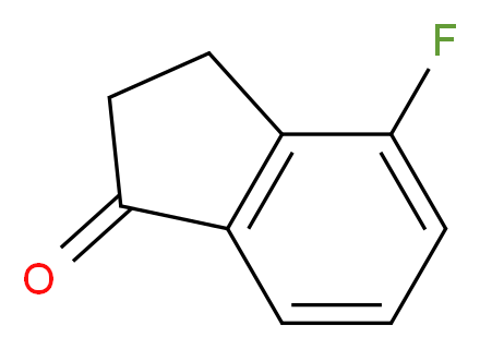 4-Fluoro-1-indanone_分子结构_CAS_699-99-0)