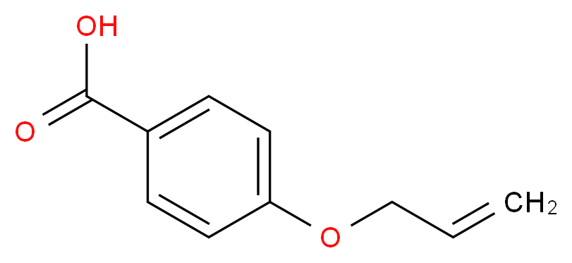 4-(prop-2-en-1-yloxy)benzoic acid_分子结构_CAS_27914-60-9