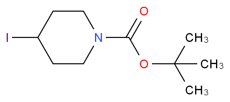 tert-butyl 4-iodopiperidine-1-carboxylate_分子结构_CAS_301673-14-3